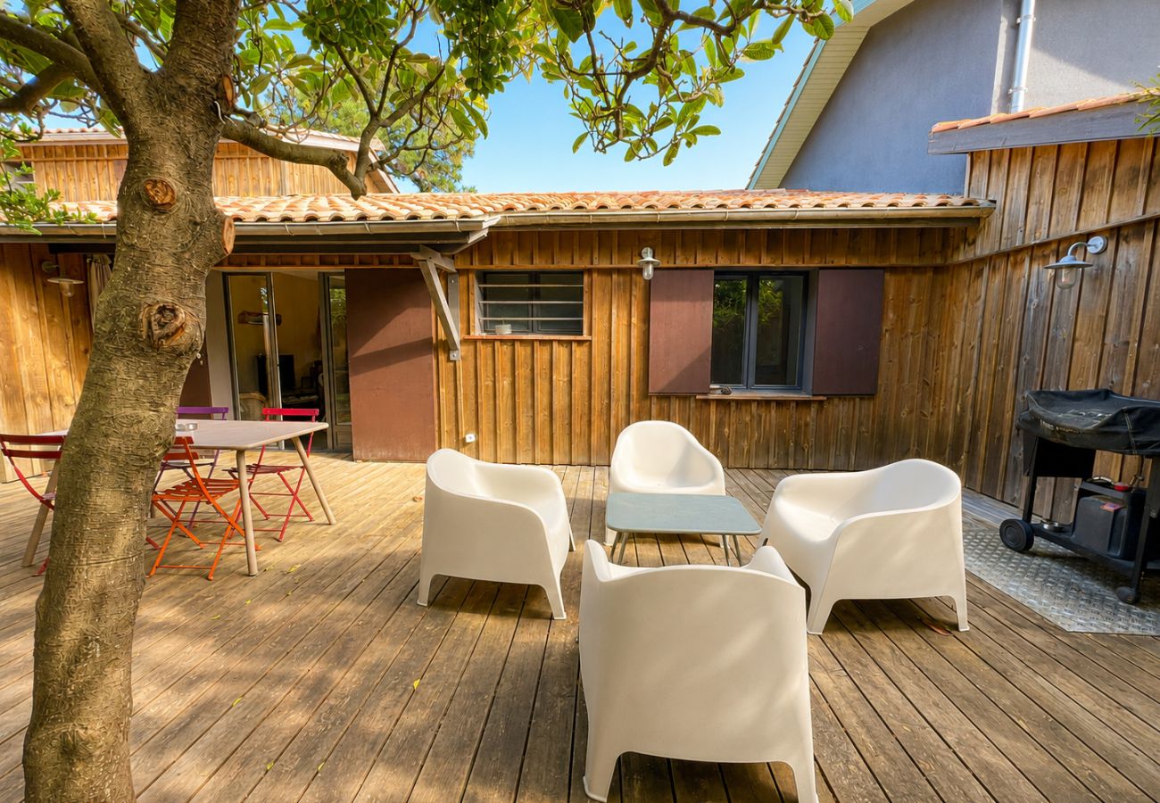Maison à Lège-Cap-Ferret - Rouge Gorge pour 4 vacanciers au Ferret