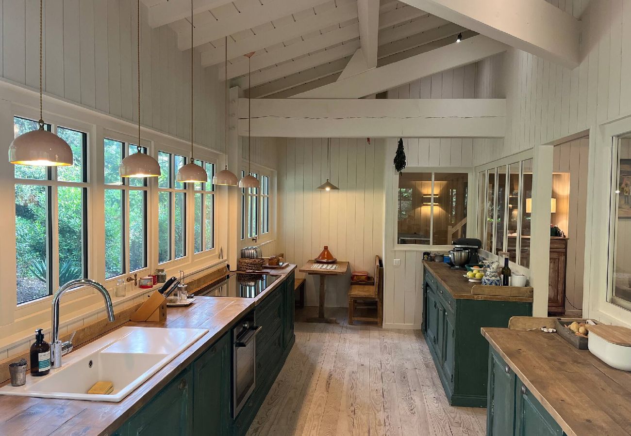 Villa à Lège-Cap-Ferret - Yucca : villa  vacances au Canon - 12per