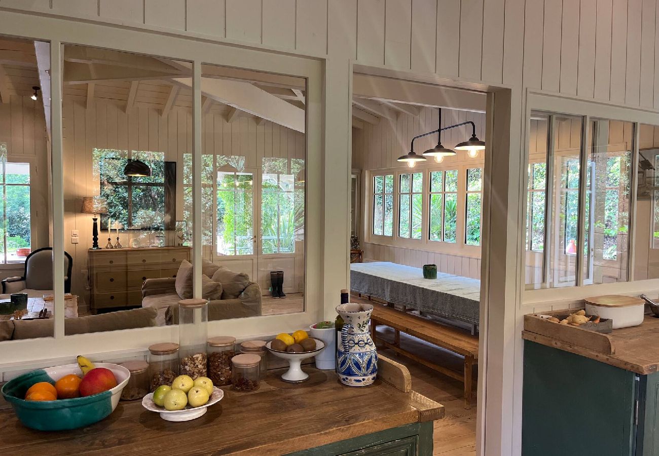 Villa à Lège-Cap-Ferret - Yucca : villa  vacances au Canon - 12per