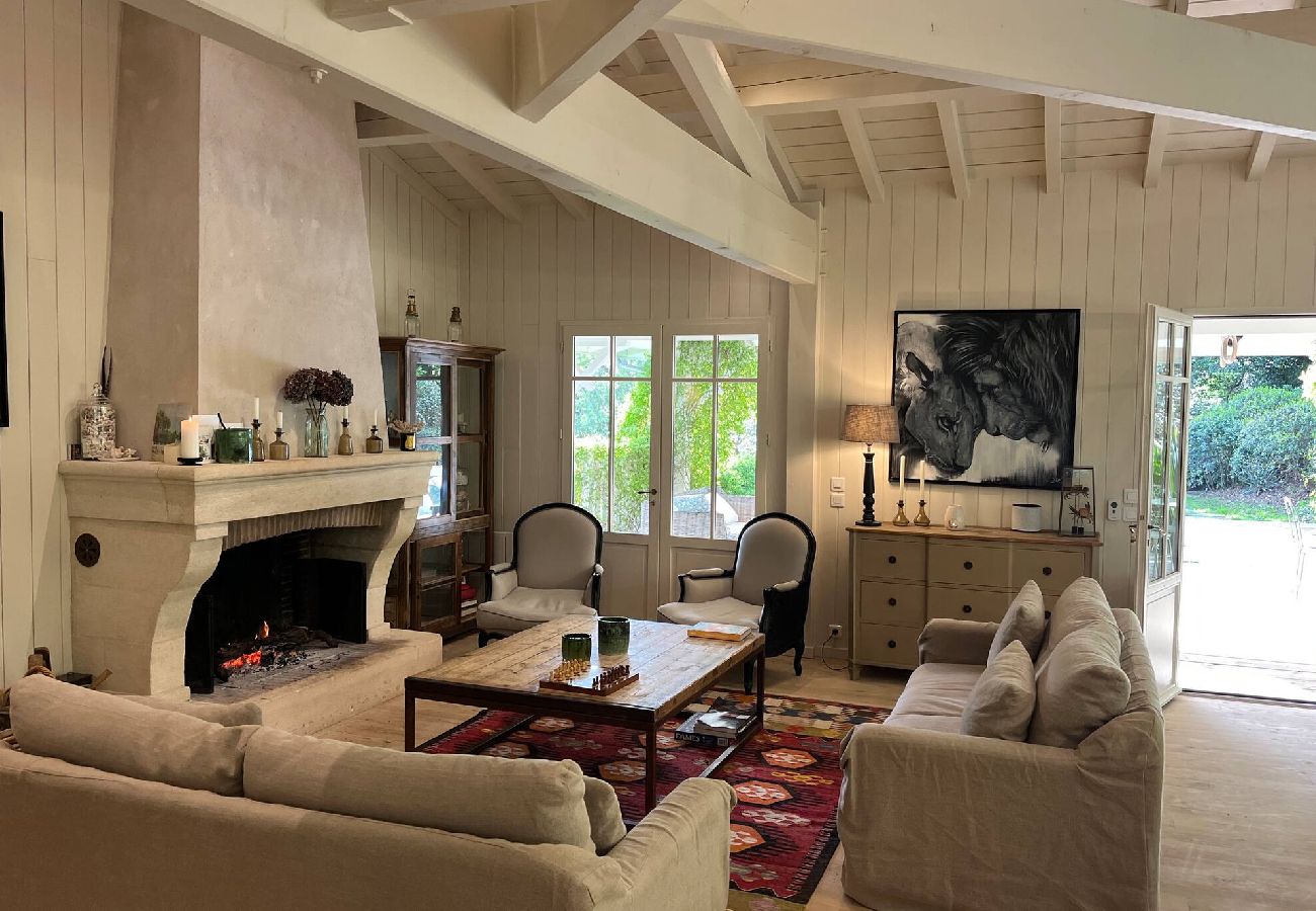 Villa à Lège-Cap-Ferret - Yucca : villa  vacances au Canon - 12per