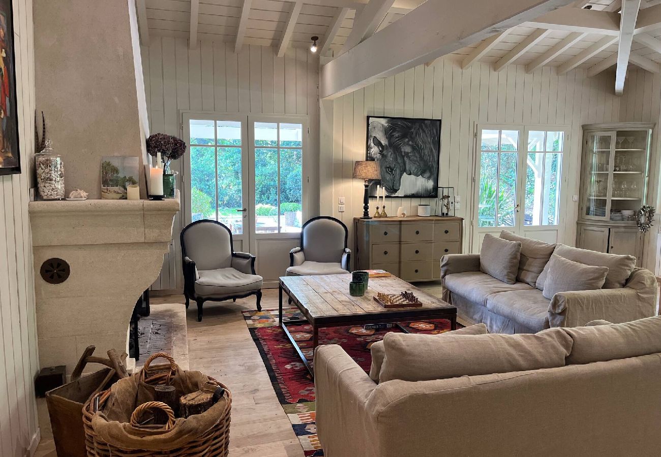 Villa à Lège-Cap-Ferret - Yucca : villa  vacances au Canon - 12per