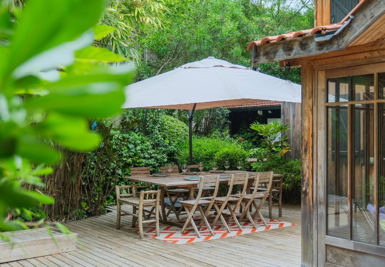 Villa à Lège-Cap-Ferret - Roseaux : villa de vacances pour 6