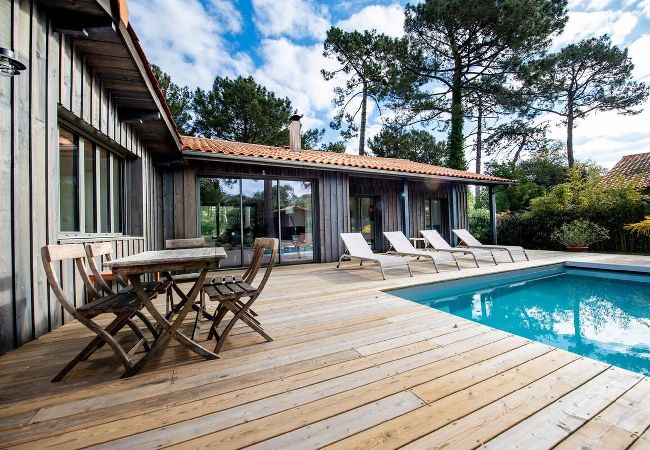 Villa à Lège-Cap-Ferret - Finns : villa vacances au canon - 9pers