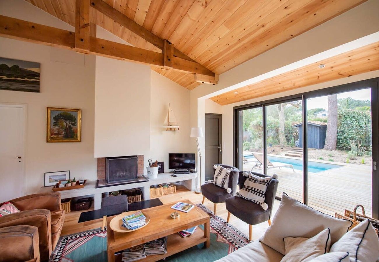 Villa à Lège-Cap-Ferret - Finns : villa vacances au canon - 9pers