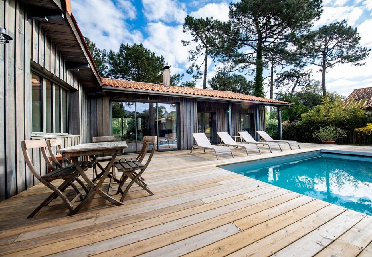 Villa à Lège-Cap-Ferret - Finns : villa vacances au canon - 9pers