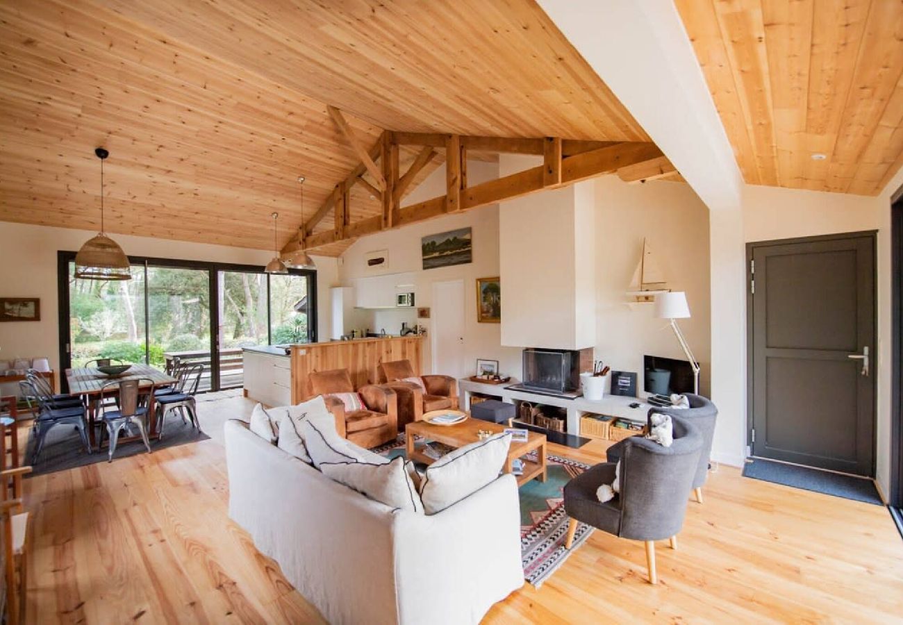 Villa à Lège-Cap-Ferret - Finns : villa vacances au canon - 9pers