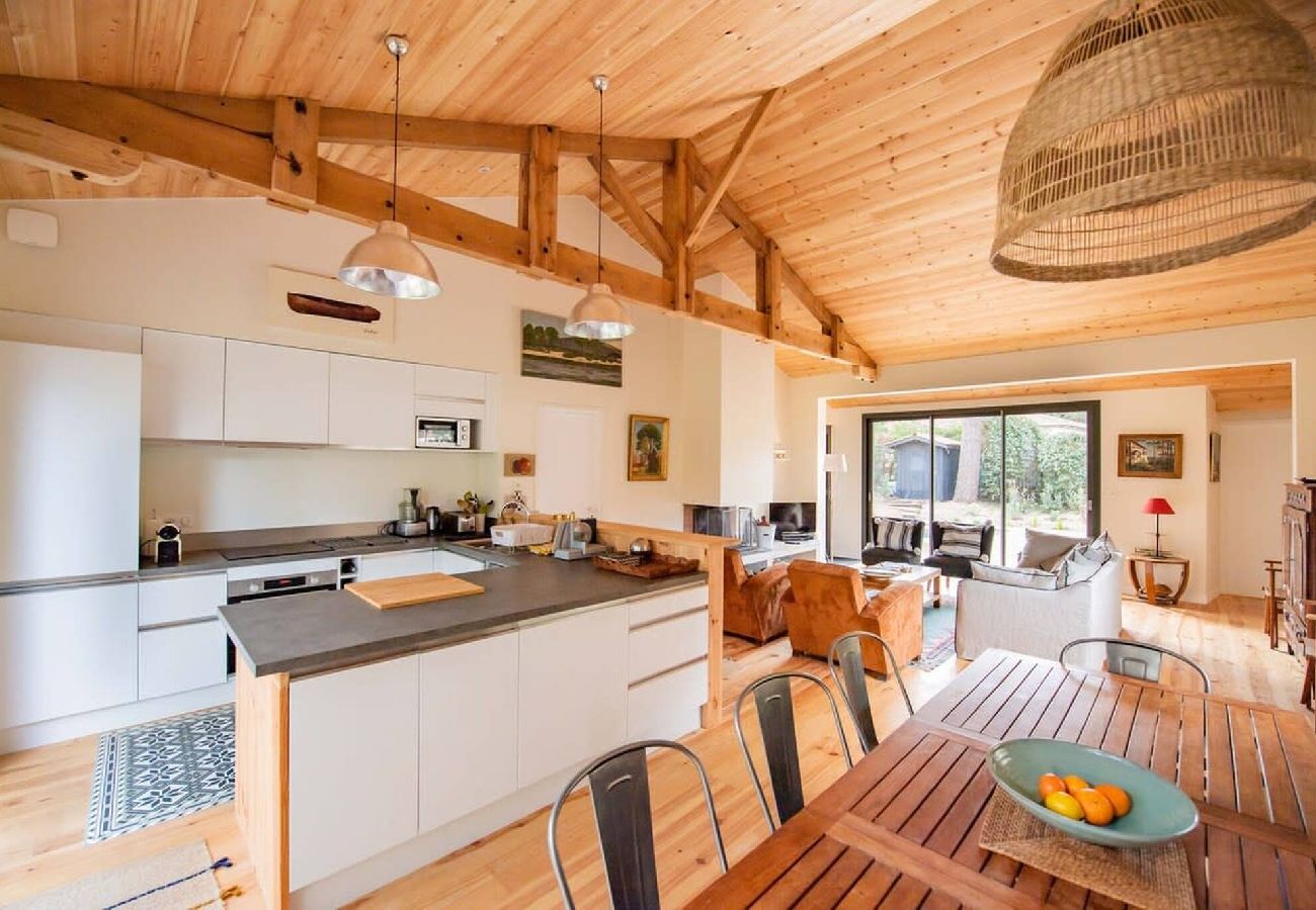 Villa à Lège-Cap-Ferret - Finns : villa vacances au canon - 9pers