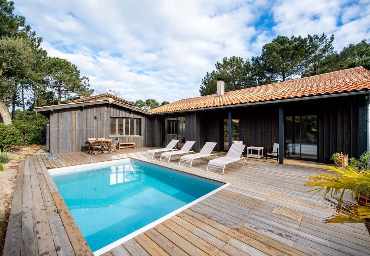 Villa à Lège-Cap-Ferret - Finns : villa vacances au canon - 9pers