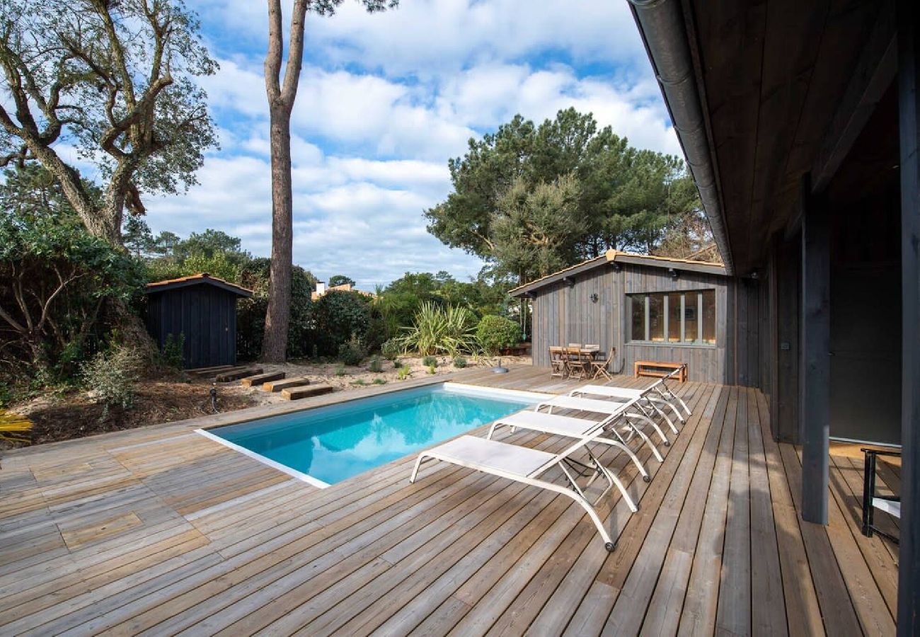 Villa à Lège-Cap-Ferret - Finns : villa vacances au canon - 9pers