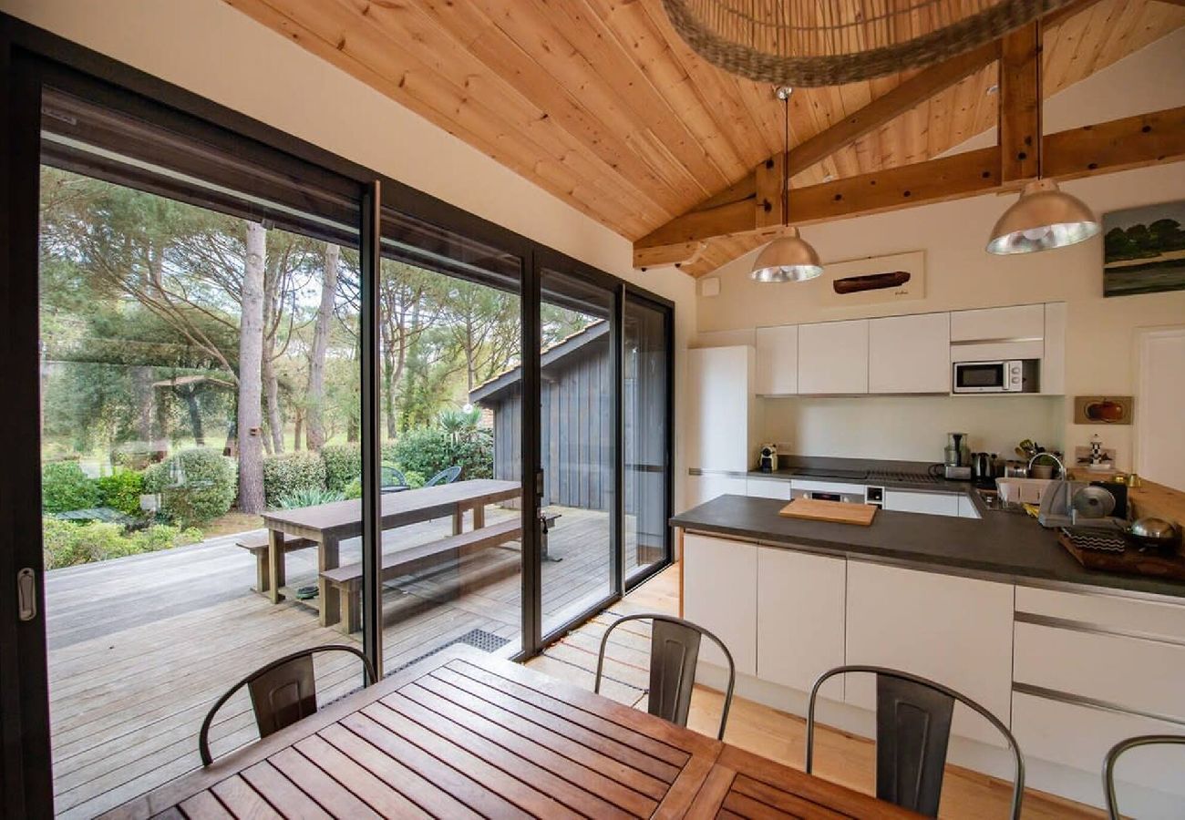 Villa à Lège-Cap-Ferret - Finns : villa vacances au canon - 9pers