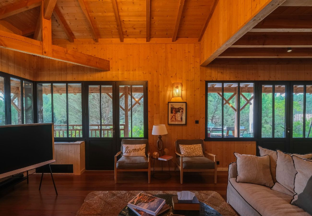 Maison à Lège-Cap-Ferret - Villa Gaudina vacances au canon pour 12