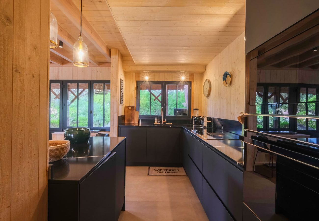 Maison à Lège-Cap-Ferret - Villa Gaudina vacances au canon pour 12