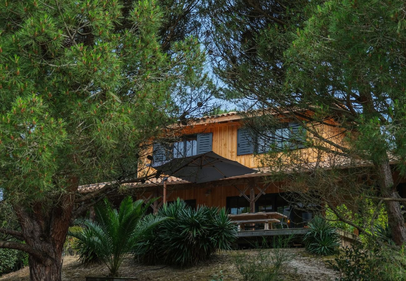 Maison à Lège-Cap-Ferret - Villa Gaudina vacances au canon pour 12