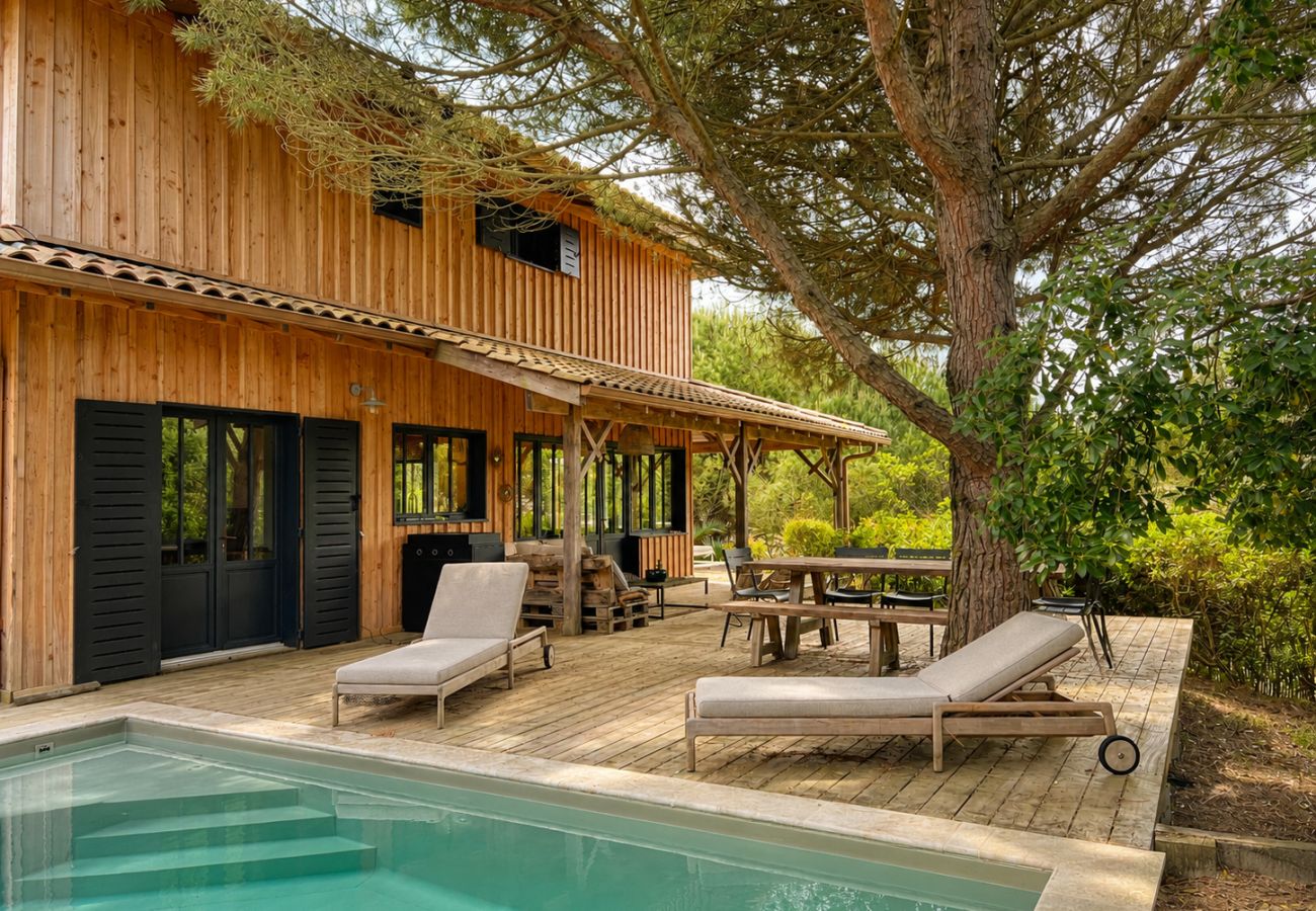 Maison à Lège-Cap-Ferret - Villa Gaudina vacances au canon pour 12