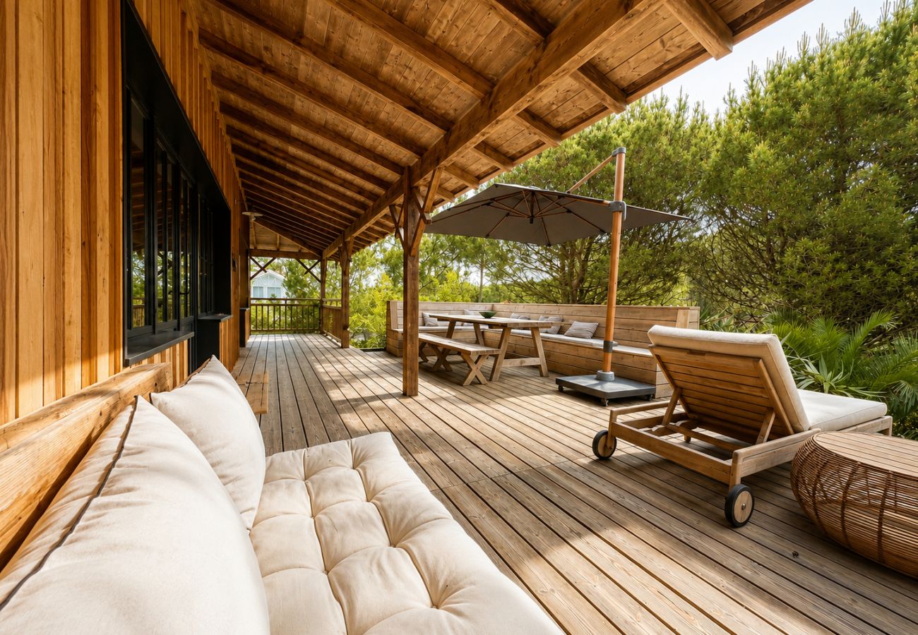 Maison à Lège-Cap-Ferret - Villa Gaudina vacances au canon pour 12