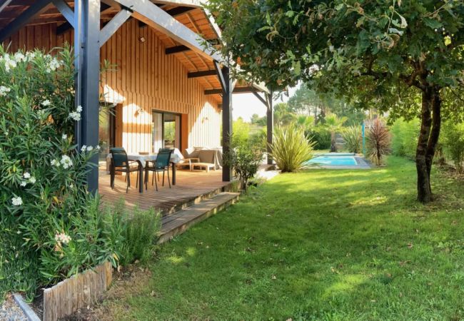 Maison à Lège-Cap-Ferret - Simon : villa de vacances avec piscine pour 6