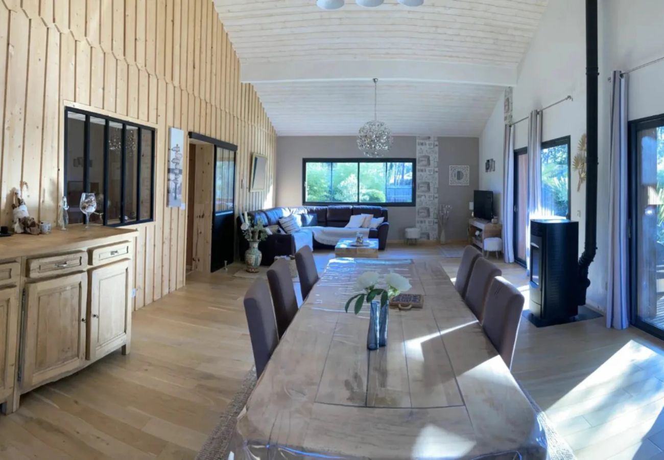 Maison à Lège-Cap-Ferret - Simon : villa de vacances avec piscine pour 6